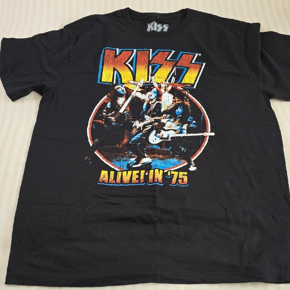KISS Graphic Band T-Shirt Size:Large